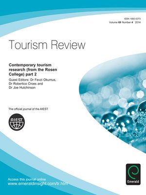 cover image of Tourism Review, Volume 69, Issue 4